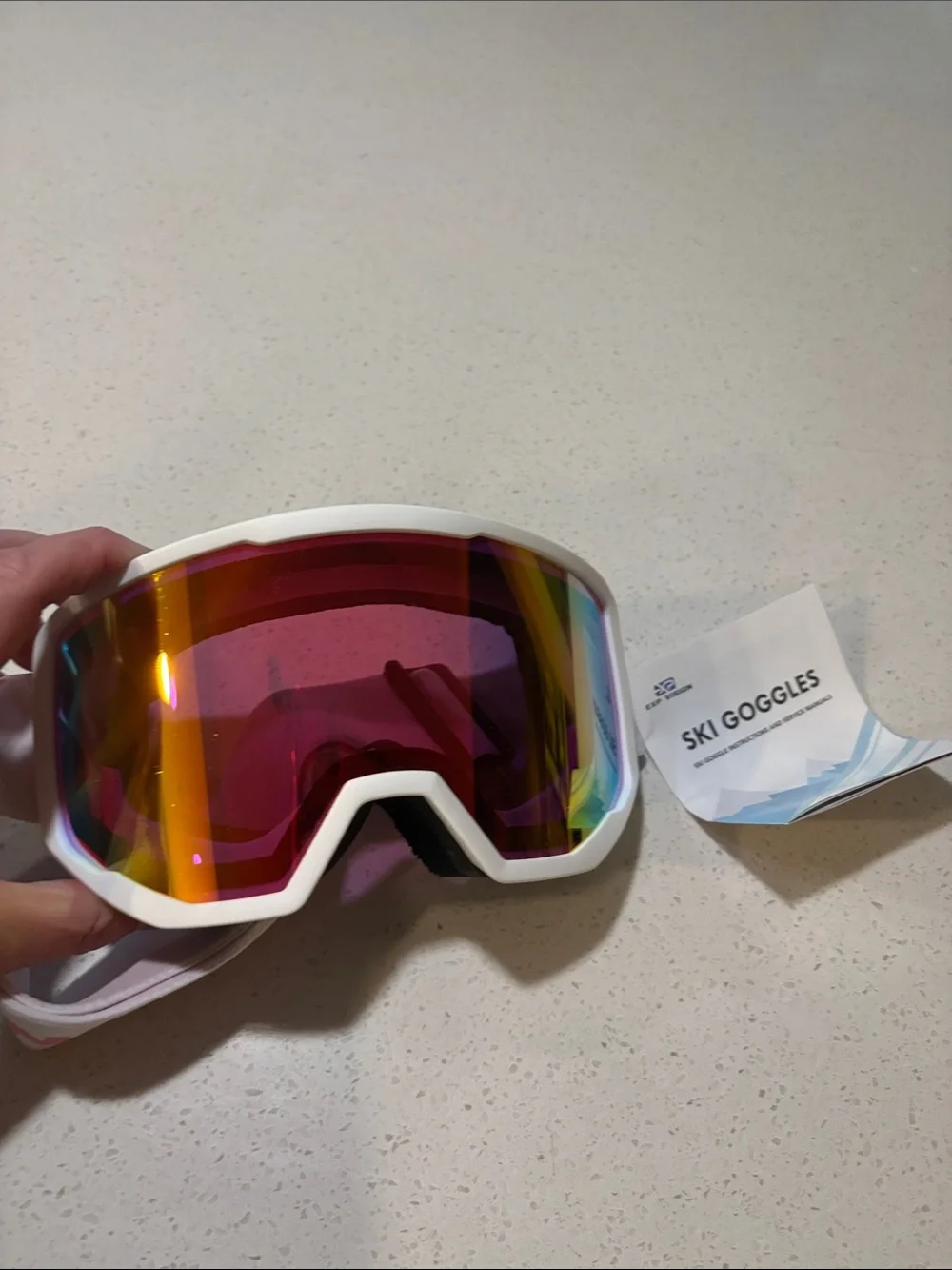 Ski Goggles - Teal/Blue